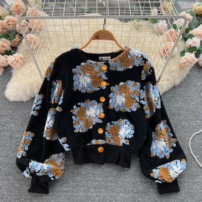 Women’s retro chic contrast cardigan