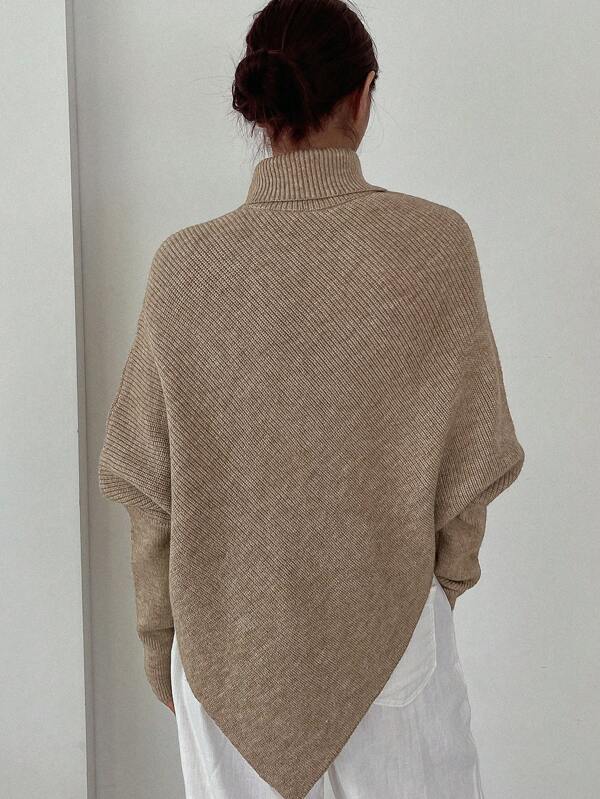 Women's apricot classic knitted sweater
