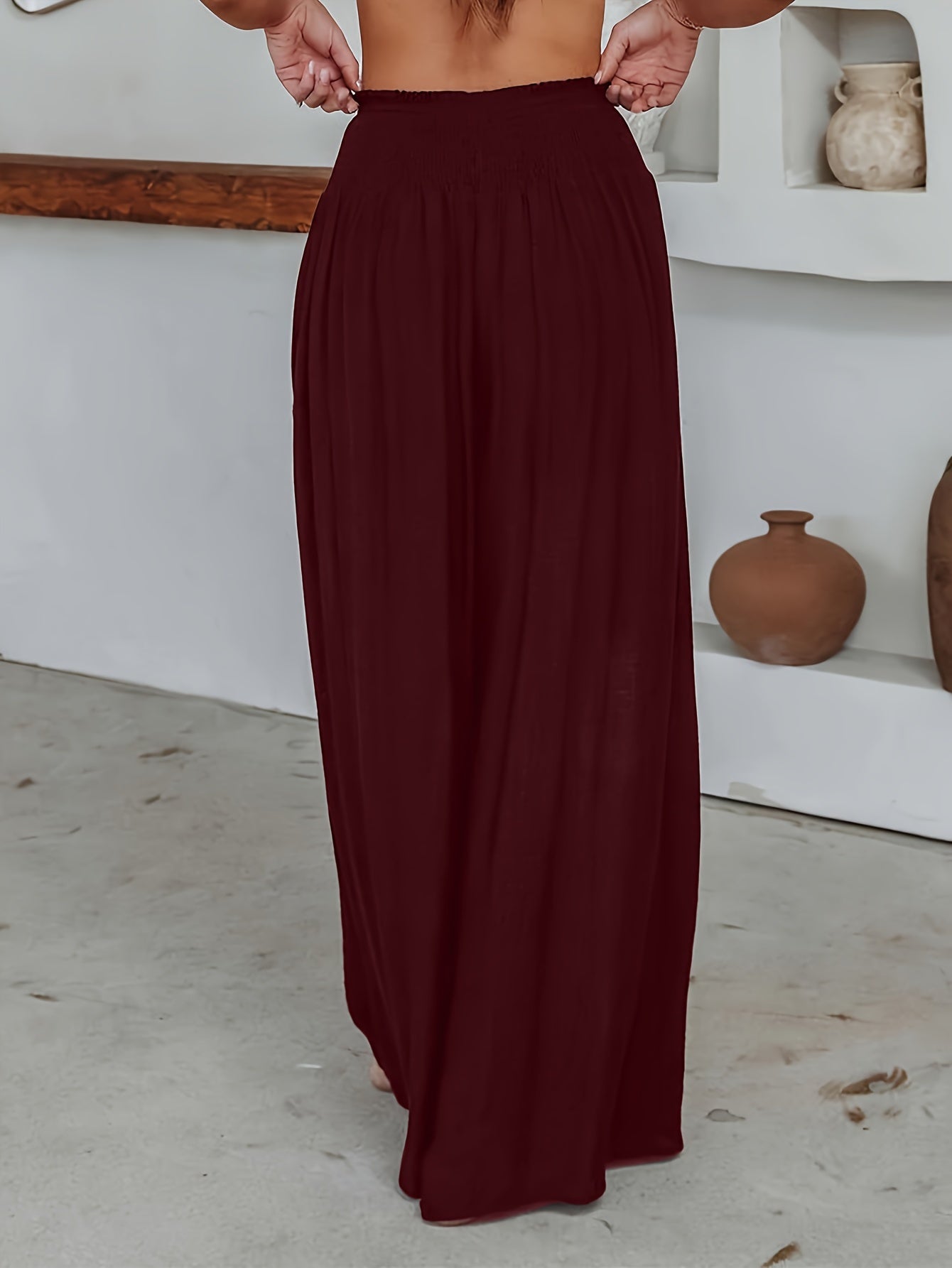 Rosie - casual pants with wide legs