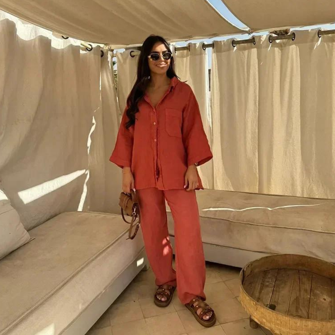 Women's vintage loose ladies set