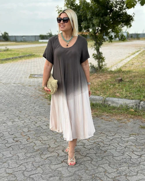 Women's elegant stylish cotton dress