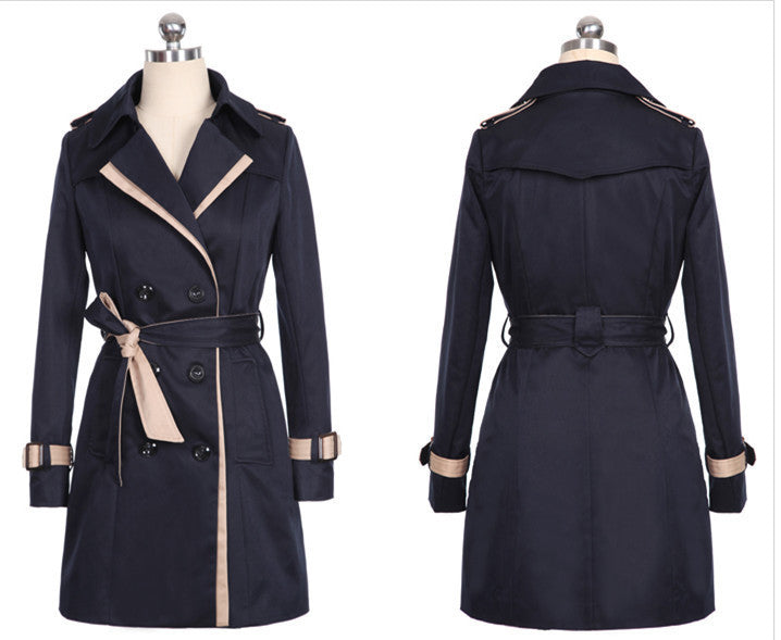 Quadri - windbreakers double-breasted coat