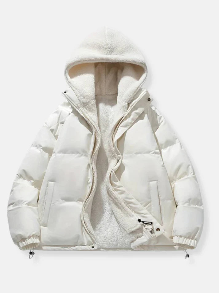 Women's hooded padded jacket