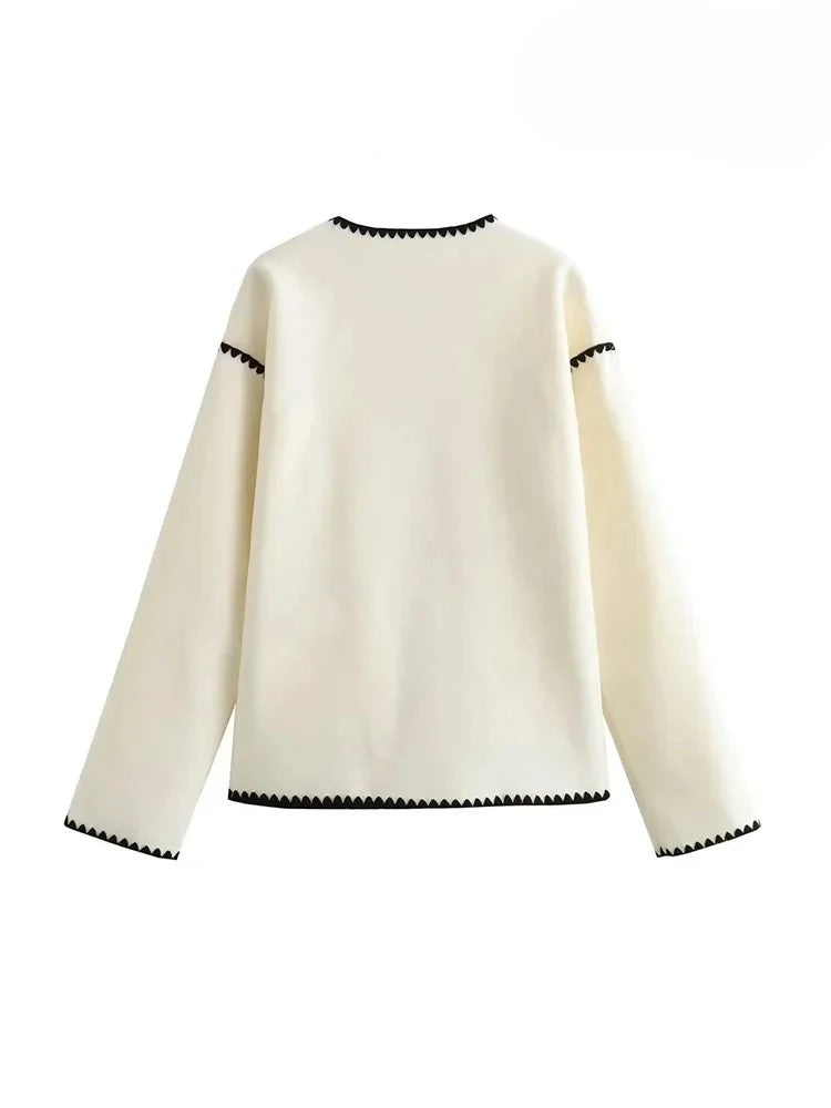 Women's button closure jacket