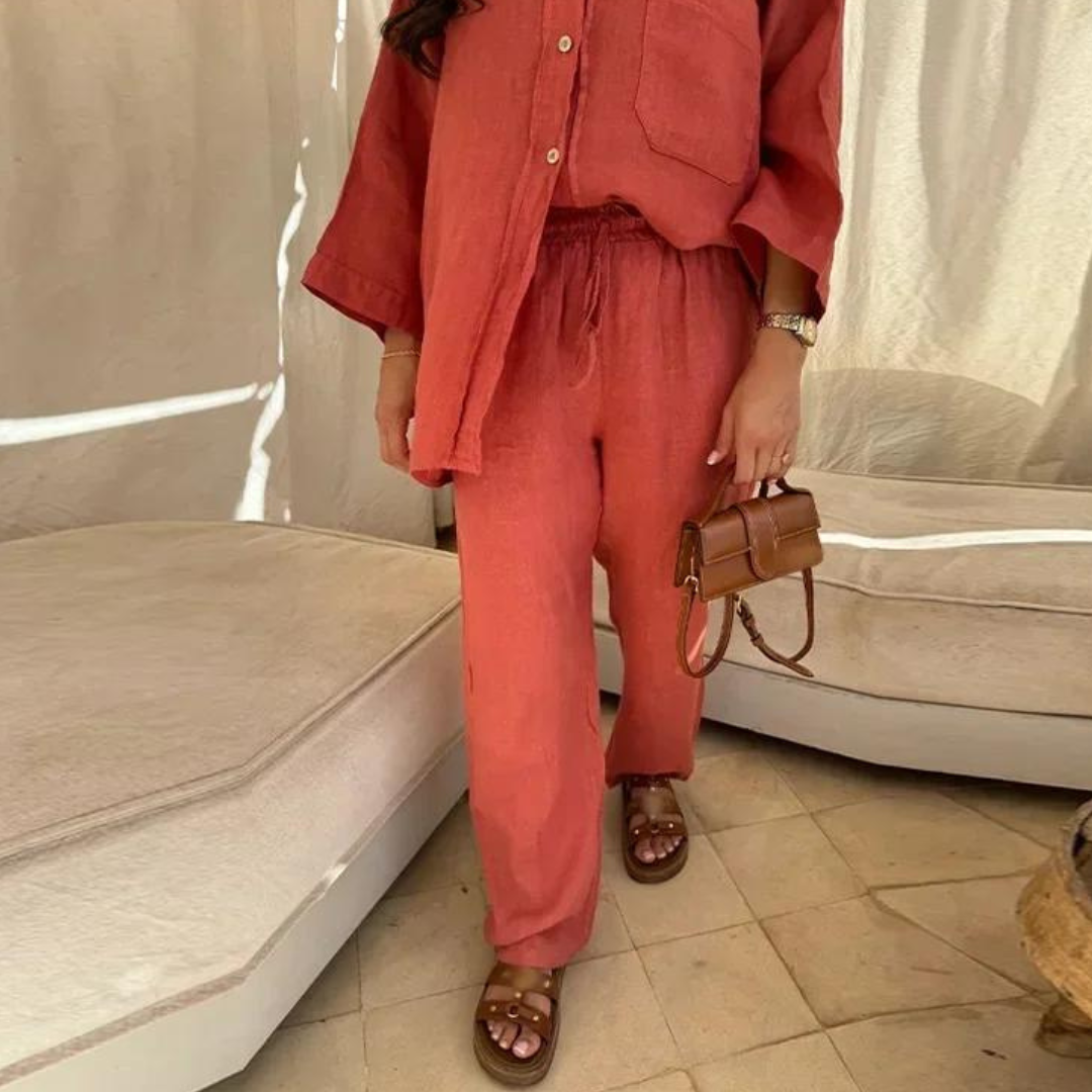 Women's vintage loose ladies set