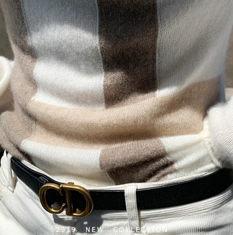 Women's loose collar cashmere sweater