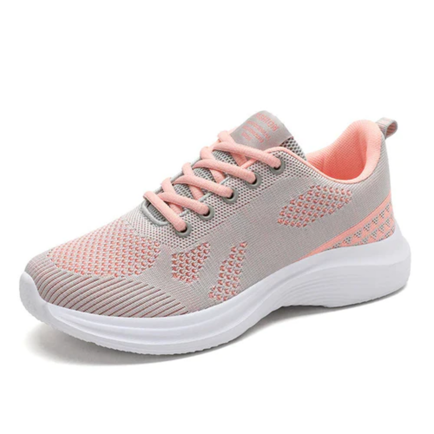 Women's Sneakers - Breathable Mesh - Lace-Up - Lightweight Casual Shoes