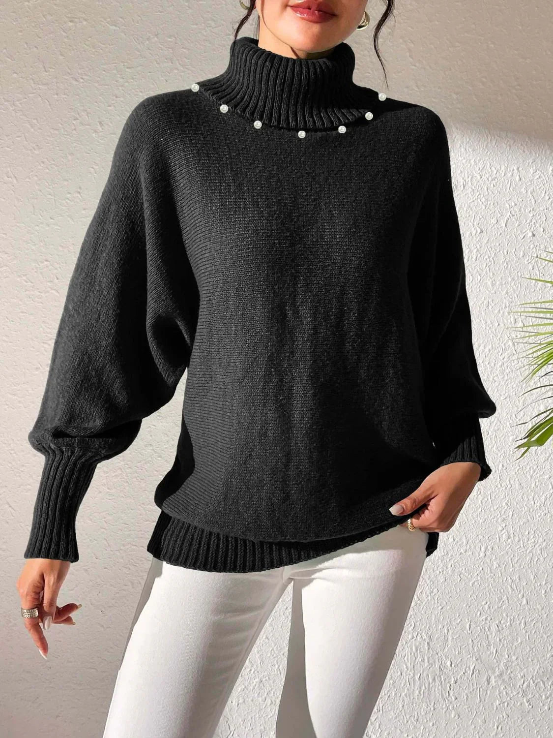 Women's turtleneck sweater