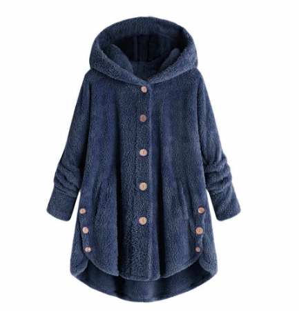 Double-Faced Fleece Hooded Jacket