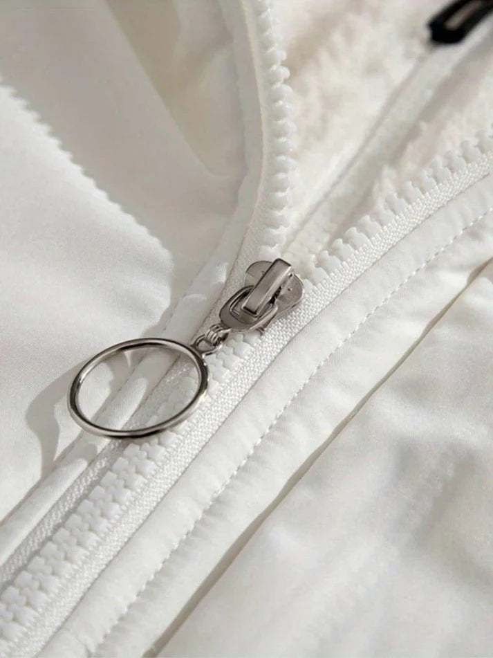 Women's hooded padded jacket