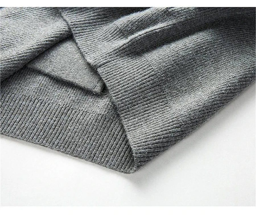 Women's zipper jacquard sweater cardigan jacket