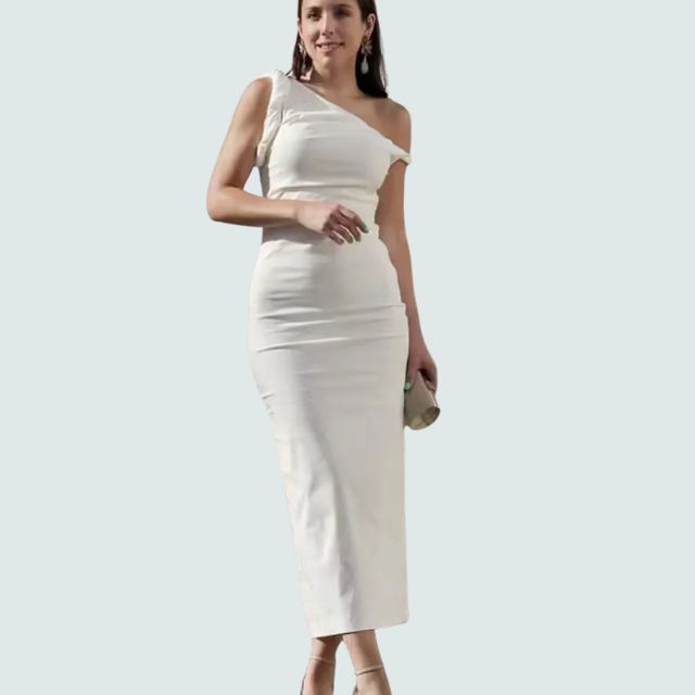Women's Asymmetric One-Shoulder Dress