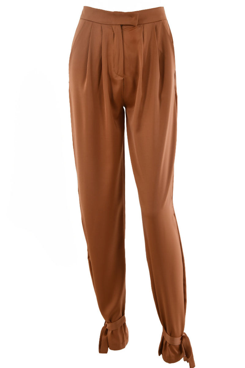 Gelai - loose mid waist pencil bottoms