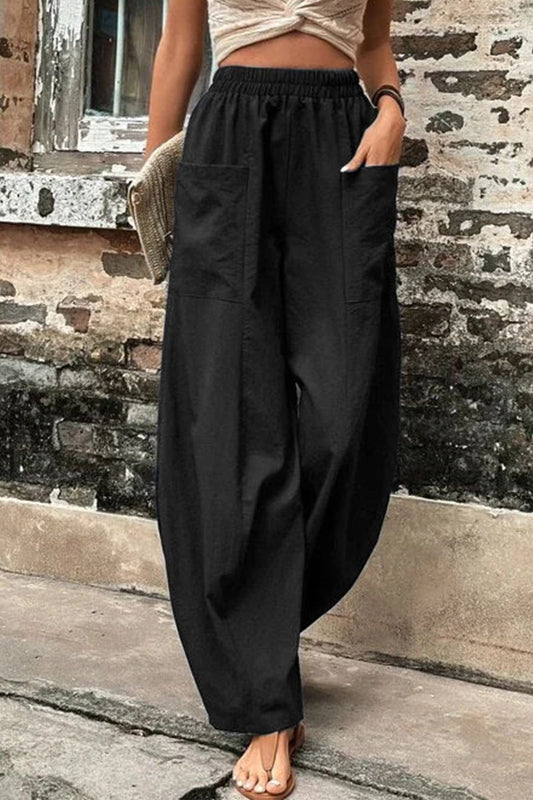 Loose Pocket High Waist Harlan Pants