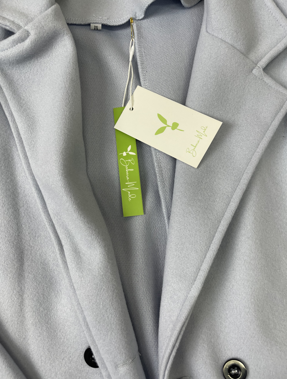 Oversized longline trench coat for women
