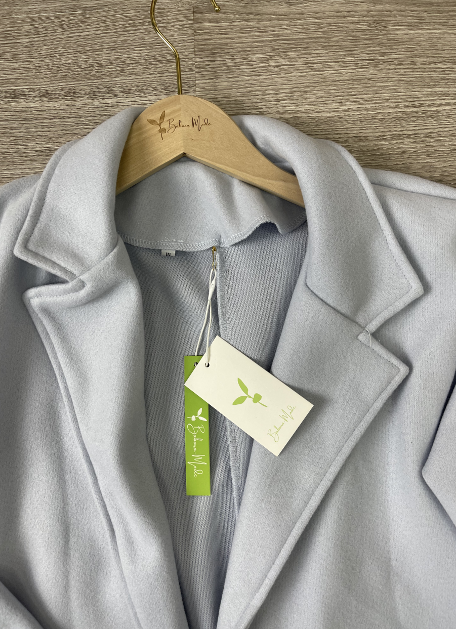 Oversized longline trench coat for women