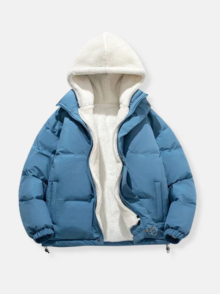 Women's hooded padded jacket