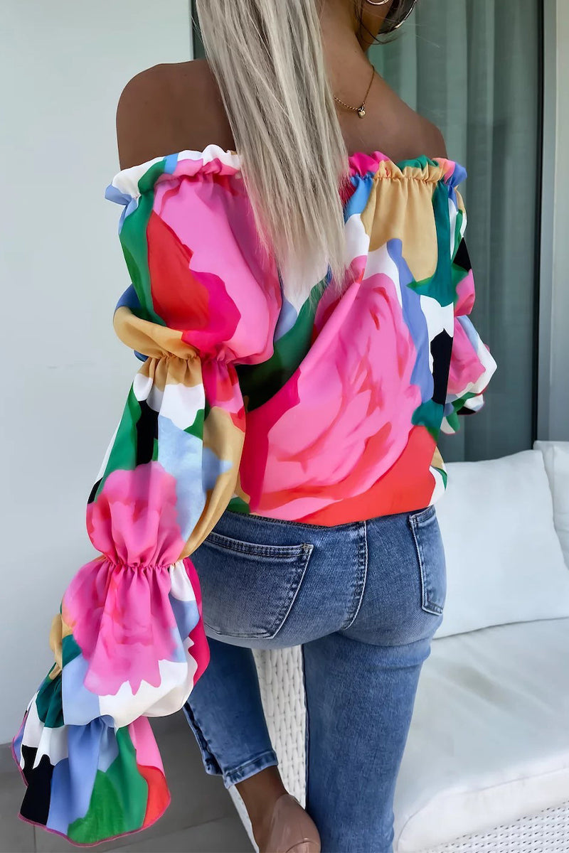 Off Shoulder Long Sleeve Top