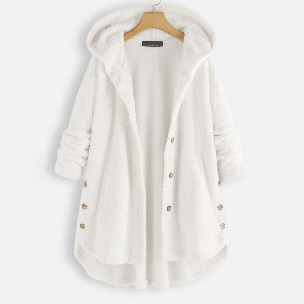 Double-Faced Fleece Hooded Jacket