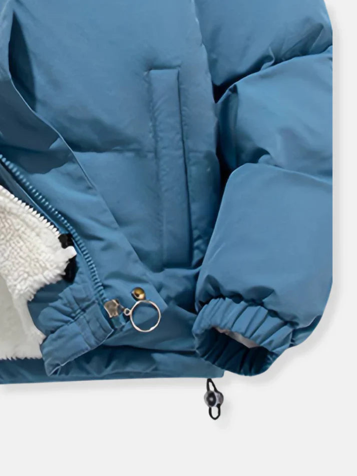 Women's hooded padded jacket