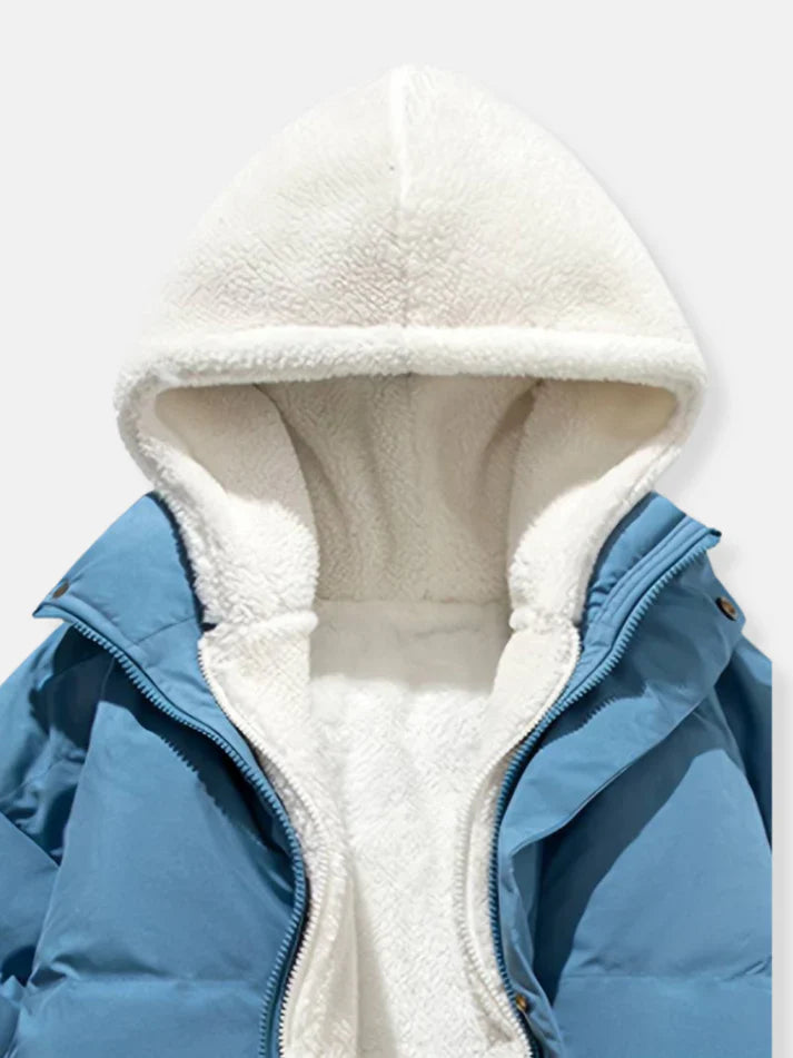 Women's hooded padded jacket