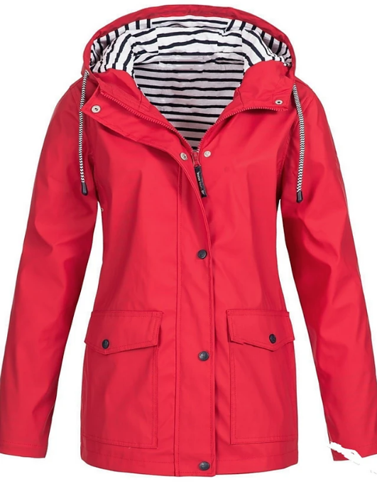 Women's waterproof outdoor raincoat