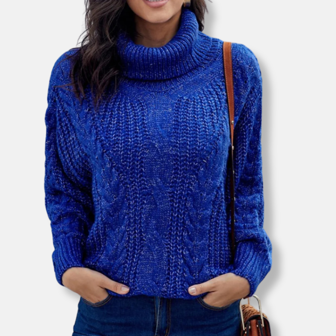 Cable Knit Oversized Relaxed Fit Sweatshirt