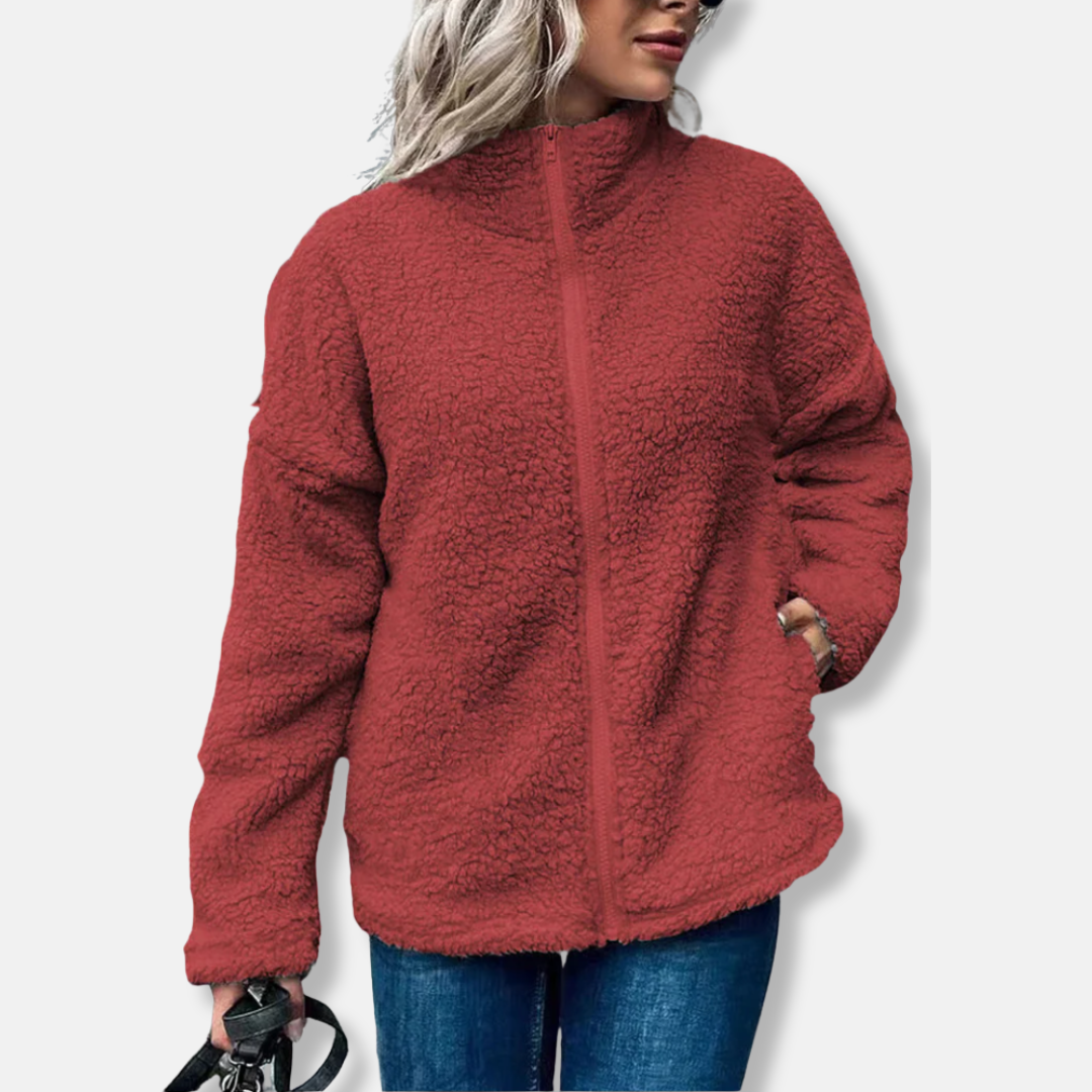 Plush Oversized Fleece Fit Jacket