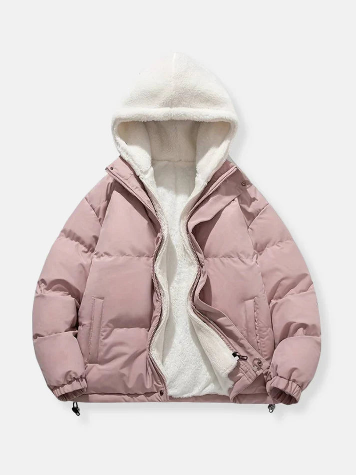 Women's hooded padded jacket