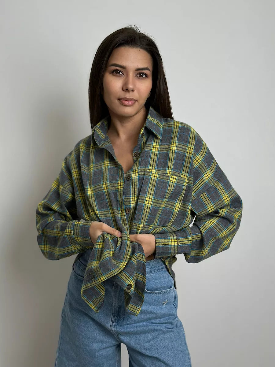 Elegant Checked Flannel Shirt