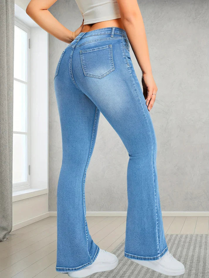 Women's casual bootcut jeans