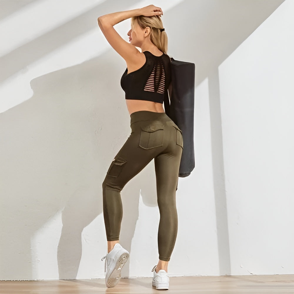 Women's hip lift high-waist stretch sweatpants