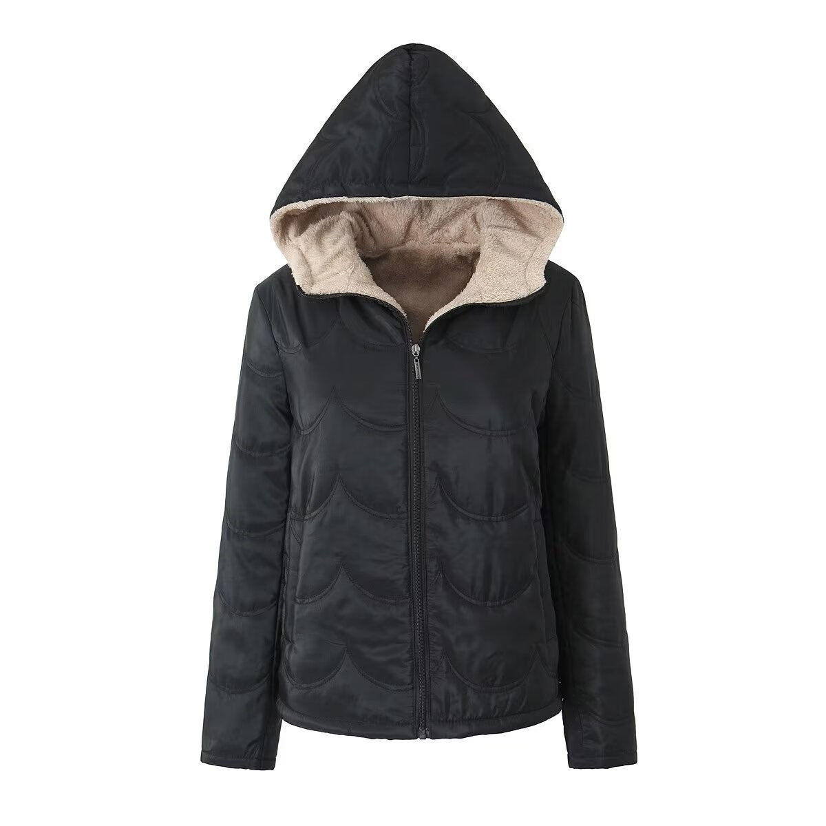 Women's warm short cotton suit