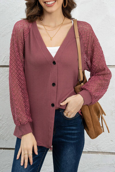Samira - button up long sleeve cardigan