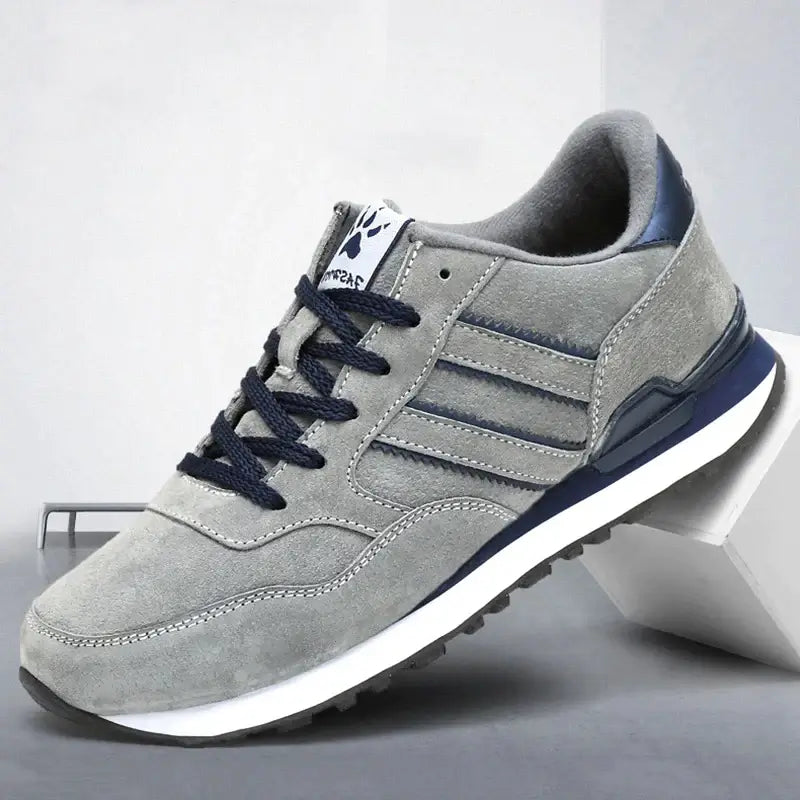 Breathable Synthetic Leather Running Shoes