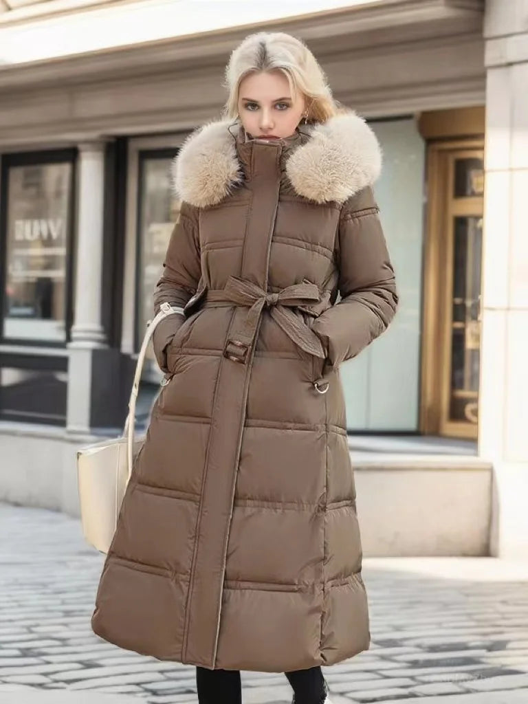 Long Winter Puffer Coat