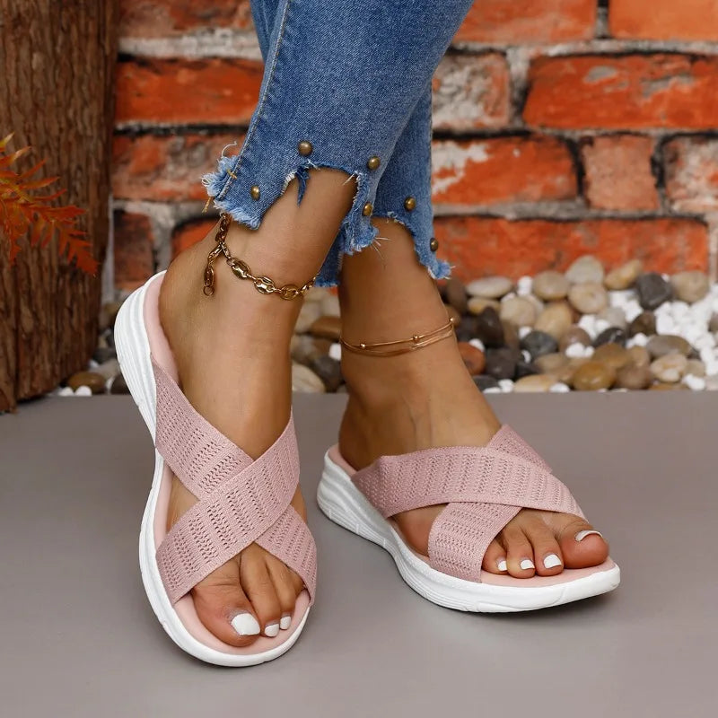 Soft & Comfortable open toe slippers