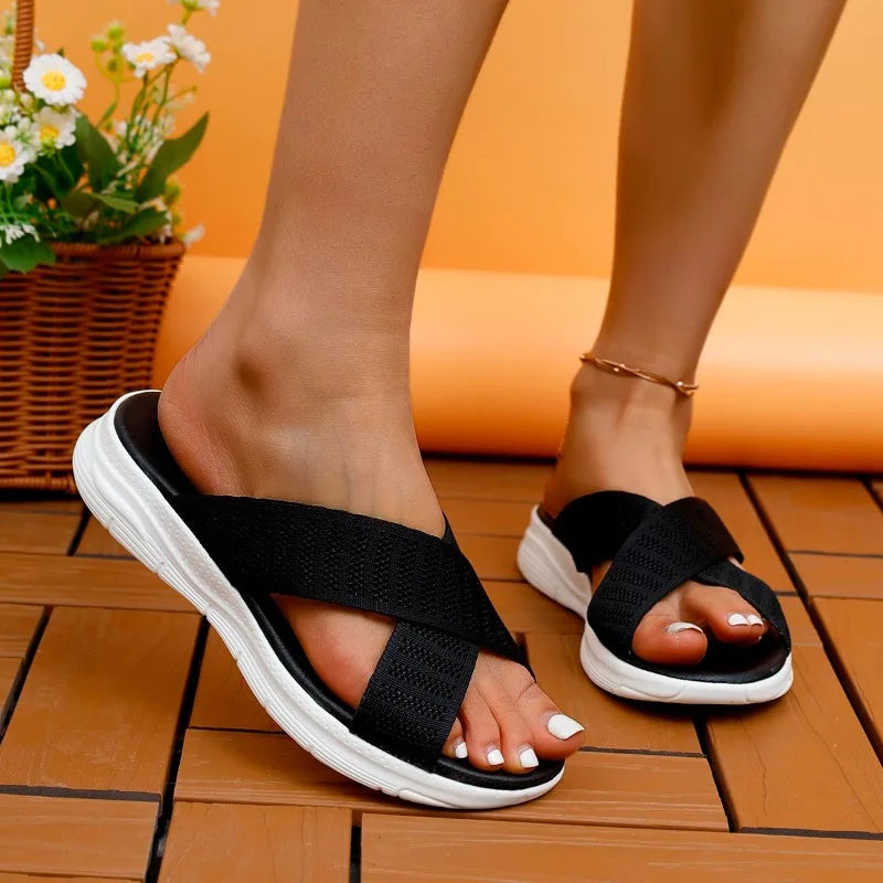 Soft & Comfortable open toe slippers