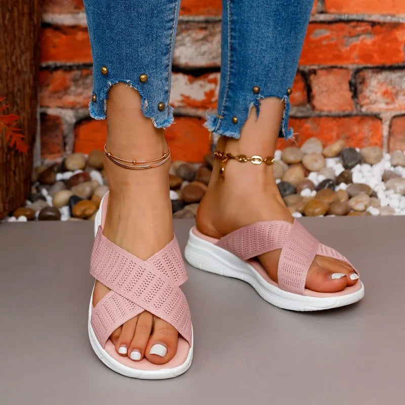 Soft & Comfortable open toe slippers