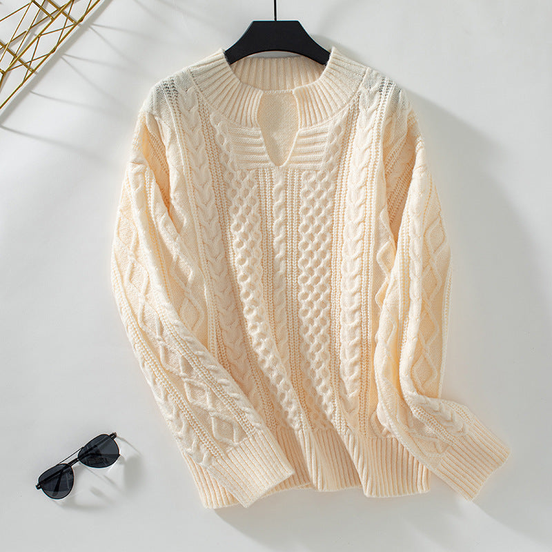 Women's relaxed cool knitted sweater