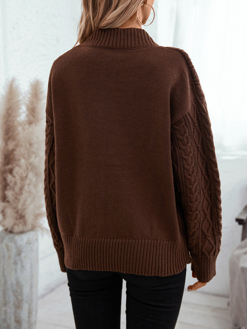 Women's relaxed cool knitted sweater