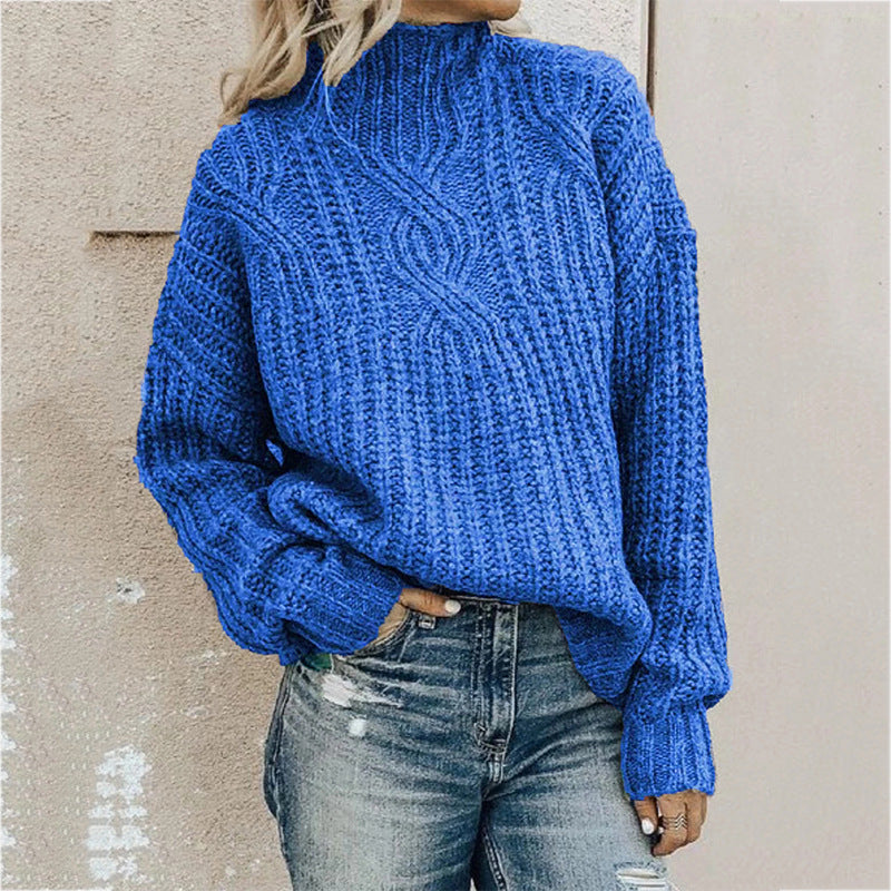 Cable Knit Relaxed Fit Knit Sweater