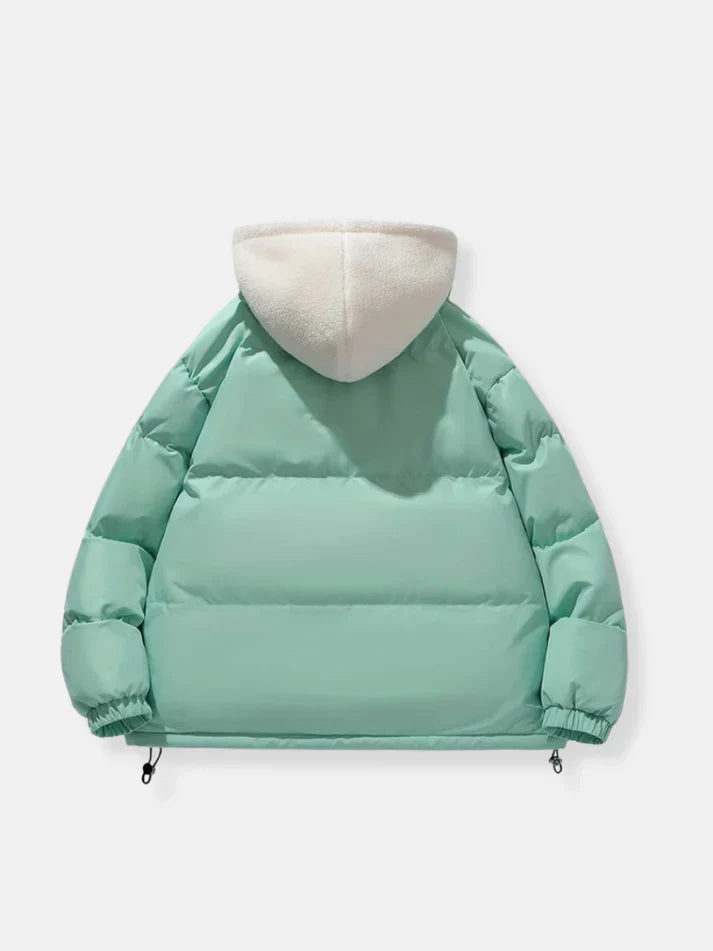 Women's hooded padded jacket