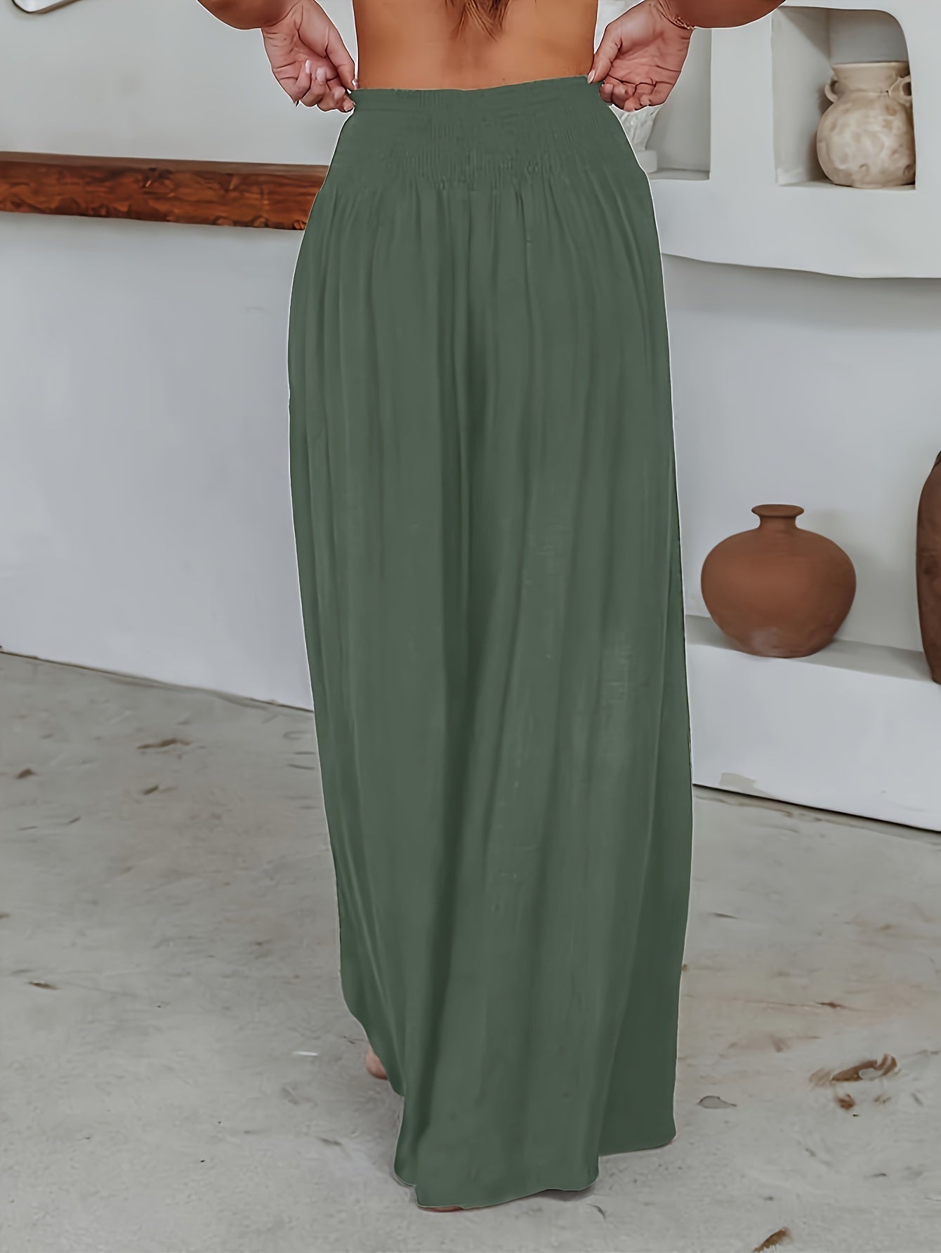 Rosie - casual pants with wide legs
