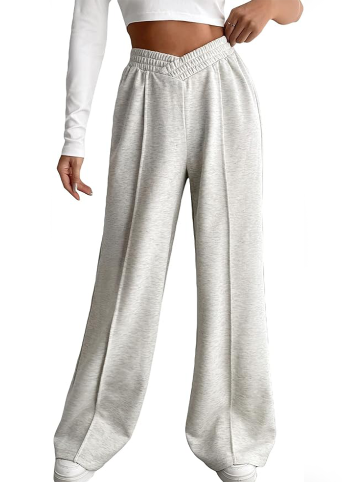 Meran - Elastic waistband Wide trouser legs