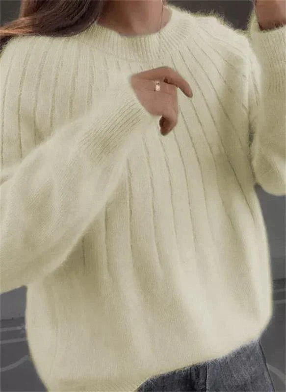 Women's soft sweaters in various colors