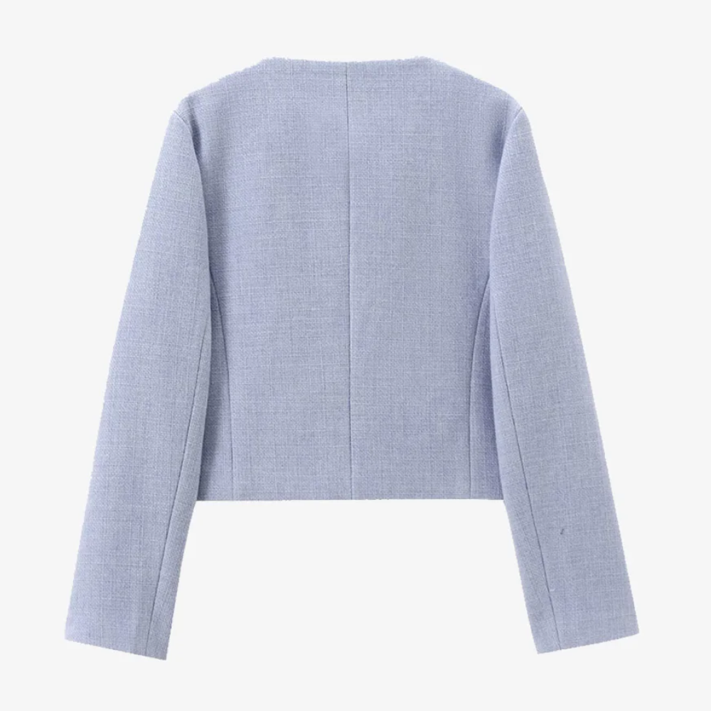Women's flap pocket short jacket