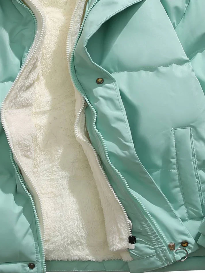 Women's hooded padded jacket