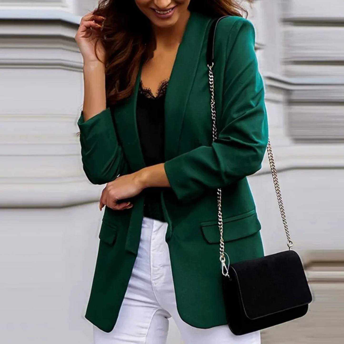 Women's elegant colorful blazer