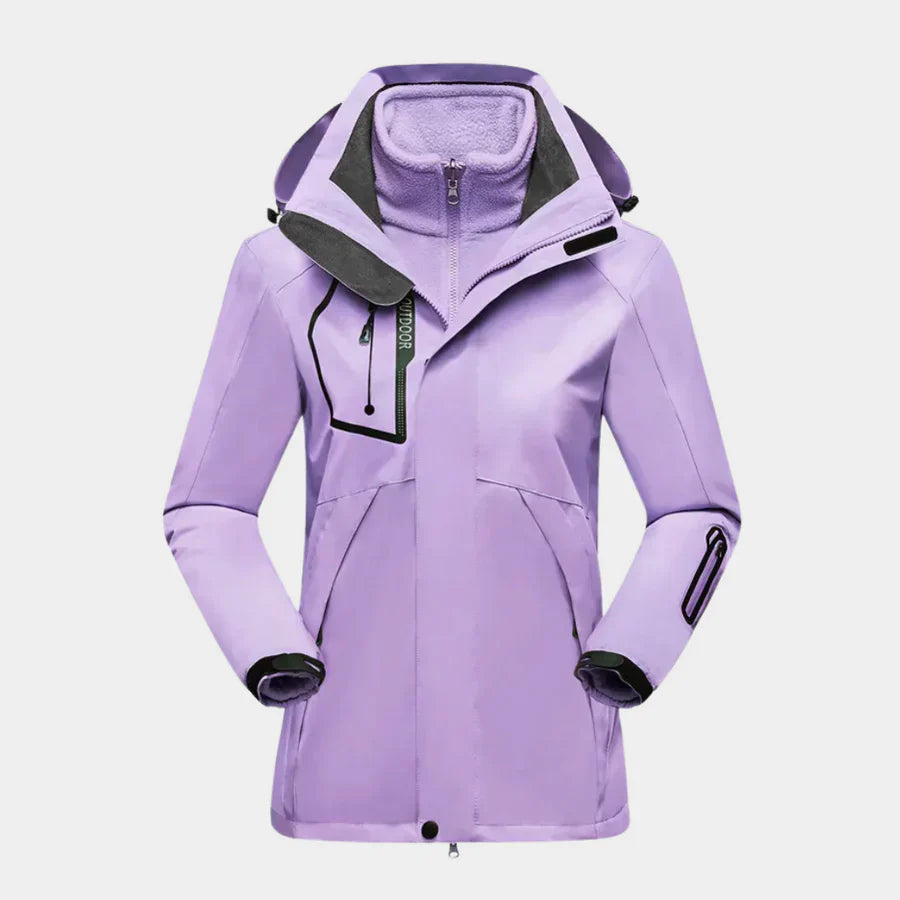 Women's waterproof insulated jacket